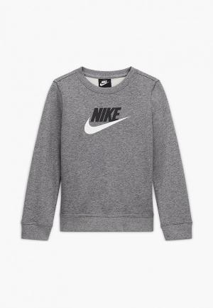 Свитшот Nike. Цвет: серый