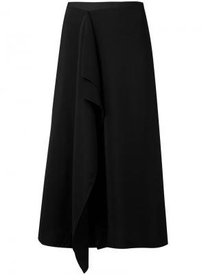 Асимметричная юбка Carven. Цвет: чёрный