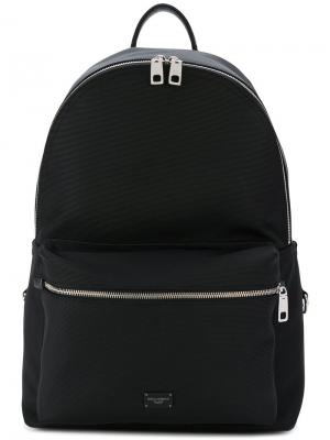 Тканевый рюкзак Vulcano Dolce & Gabbana. Цвет: чёрный