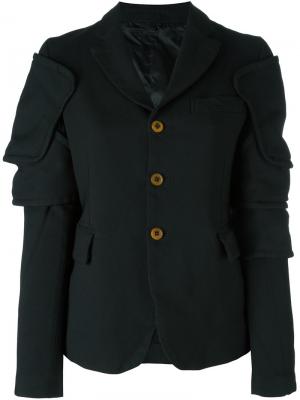 Пиджак с накладными панелями Comme Des Garçons. Цвет: чёрный