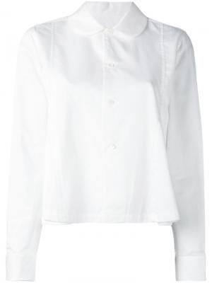 Рубашка с закругленным воротником Comme Des Garçons. Цвет: белый
