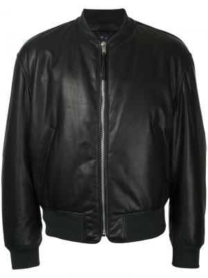 Классическая куртка-бомбер Alexander McQueen. Цвет: чёрный