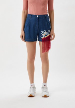 Шорты джинсовые Love Moschino. Цвет: синий