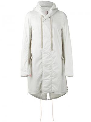 Легкое пальто Rick Owens DRKSHDW. Цвет: серый