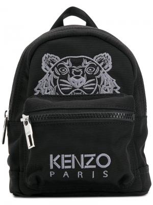 Мини-рюкзак с вышивкой Kenzo. Цвет: чёрный
