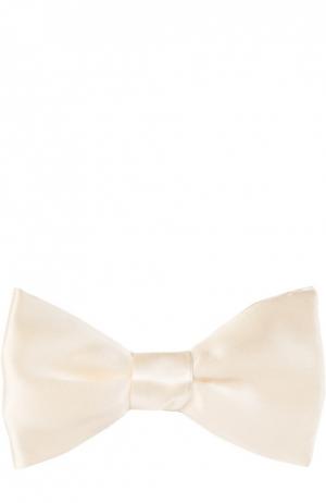 Шелковый галстук-бабочка Lanvin. Цвет: белый