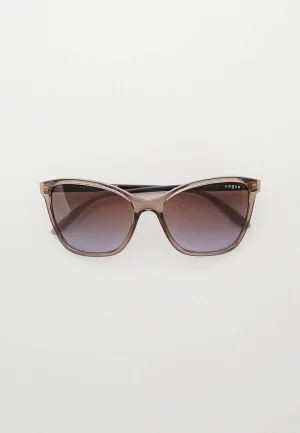 Очки солнцезащитные Vogue® Eyewear. Цвет: коричневый