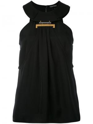 Блузка с вырезом-халтер Tom Ford. Цвет: чёрный