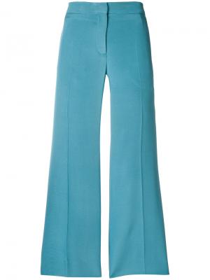 Расклешенные брюки Valentino. Цвет: синий