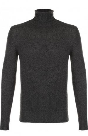 Кашемировый свитер с воротником-стойкой Loro Piana. Цвет: темно-серый