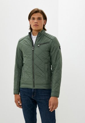 Куртка утепленная Tom Tailor. Цвет: зеленый