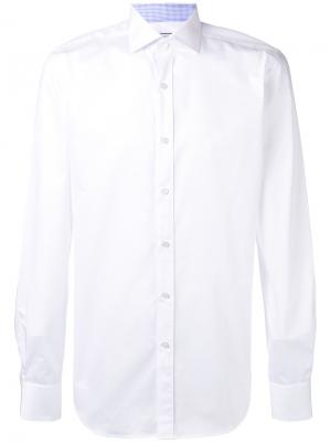 Классическая рубашка Xacus. Цвет: белый