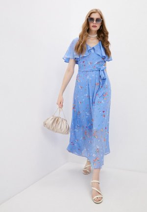 Платье DKNY. Цвет: голубой