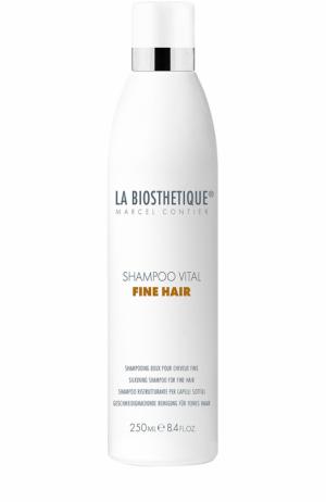 Укрепляющий шампунь для тонких поврежденных волос La Biosthetique. Цвет: бесцветный