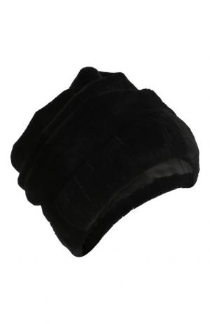 Норковая шапка Серджио-2 FurLand. Цвет: черный