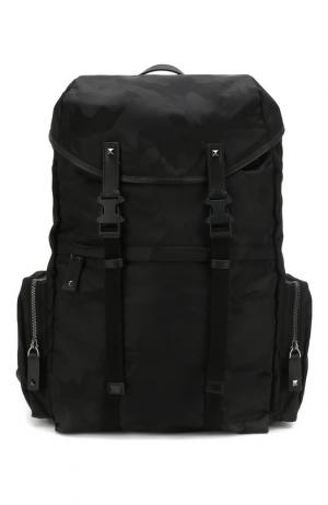 Текстильный рюкзак  Garavani Valentino. Цвет: черный