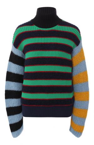 Вязаный пуловер с высоким воротником Kenzo. Цвет: разноцветный