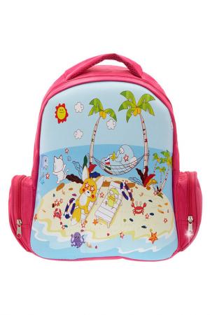 Рюкзак Пляж 3D BAGS. Цвет: розовый