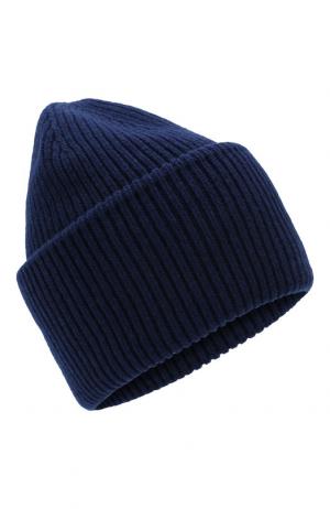 Шерстяная шапка Inverni. Цвет: синий