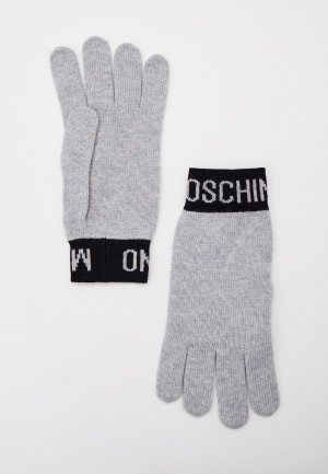 Перчатки Moschino. Цвет: серый