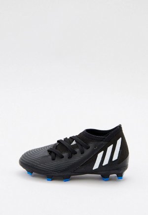 Бутсы adidas. Цвет: черный