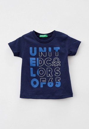 Футболка United Colors of Benetton. Цвет: синий