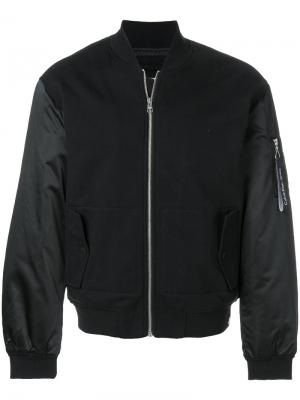 Куртка-бомбер с панельным дизайном Calvin Klein Jeans. Цвет: чёрный