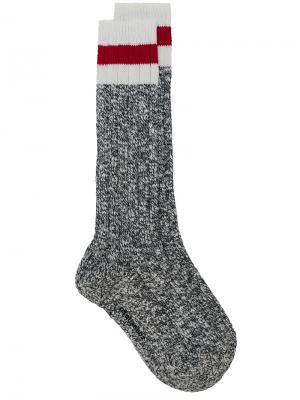 Трикотажные носки Dsquared2. Цвет: серый