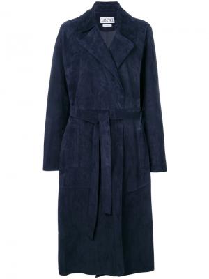 Пальто-халат Loewe. Цвет: синий