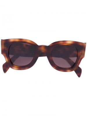 Солнцезащитные очки Zoe Céline Eyewear. Цвет: коричневый