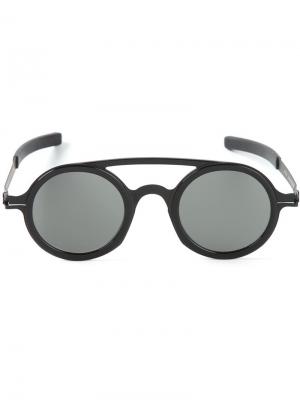 Солнцезащитные очки Roald Mykita. Цвет: чёрный