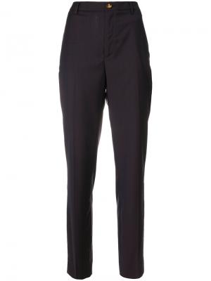 Классические брюки Vivienne Westwood. Цвет: коричневый