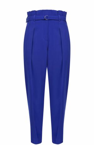 Укороченные брюки с завышенной талией и поясом 3.1 Phillip Lim. Цвет: синий