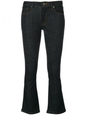 Укороченные джинсы клеш Victoria Beckham. Цвет: синий