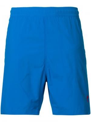Классические пляжные шорты Ami Alexandre Mattiussi. Цвет: синий