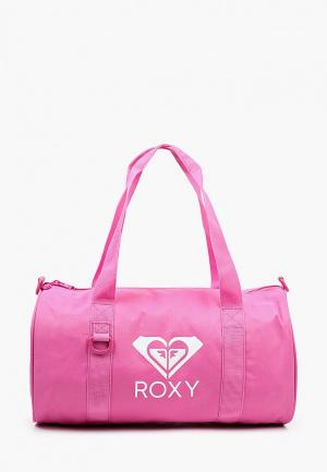 Сумка спортивная Roxy. Цвет: розовый