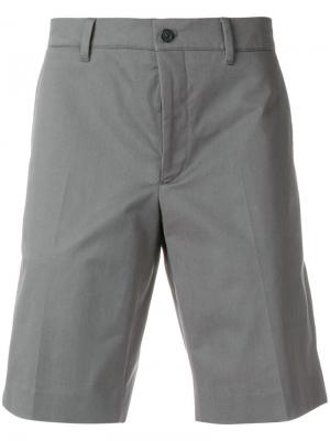 Классические шорты Prada. Цвет: серый