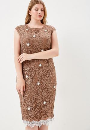 Платье Kitana by Rinascimento. Цвет: коричневый