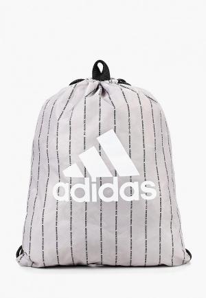 Мешок adidas. Цвет: серый
