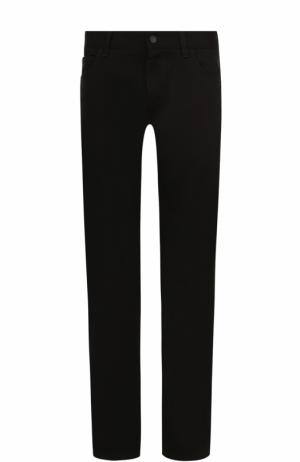 Однотонные джинсы прямого кроя Dolce & Gabbana. Цвет: черный