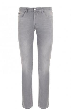 Джинсы прямого кроя 7 For All Mankind. Цвет: серый