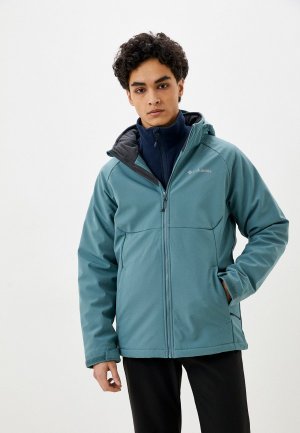 Куртка утепленная Columbia. Цвет: бирюзовый