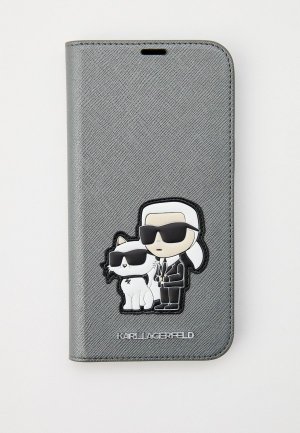 Чехол для iPhone Karl Lagerfeld. Цвет: серый