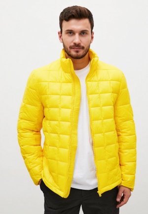 Куртка утепленная Finn Flare. Цвет: желтый