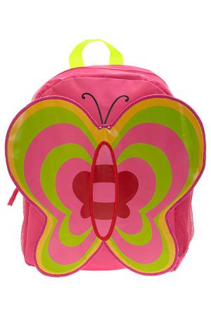 Рюкзак Бабочка 3D BAGS. Цвет: фуксия