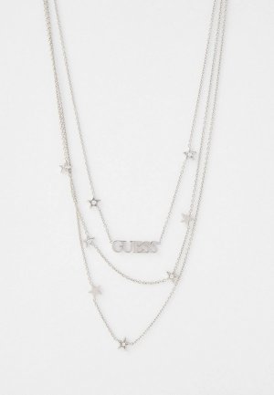 Колье Guess. Цвет: серебряный