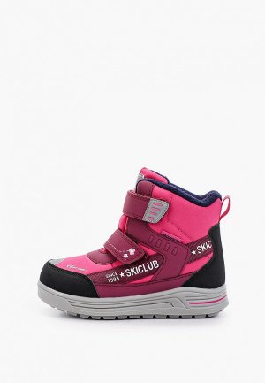 Ботинки BG Termo. Цвет: розовый