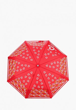 Зонт складной Boutique Moschino. Цвет: красный