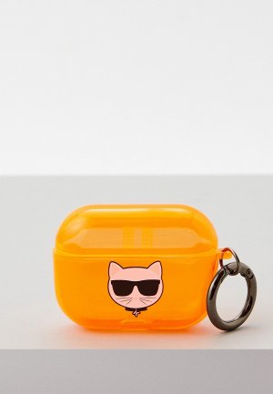 Чехол для наушников Karl Lagerfeld. Цвет: оранжевый