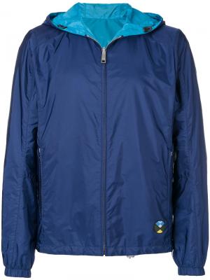 Двухсторонняя куртка-ветровка Prada. Цвет: синий